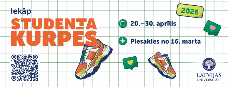 Piesakies izbaudīt studenta dzīvi “Studenta kurpēs”!